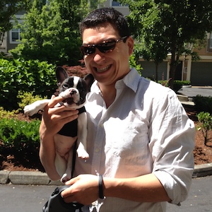 Danielle With Dog in Redmond